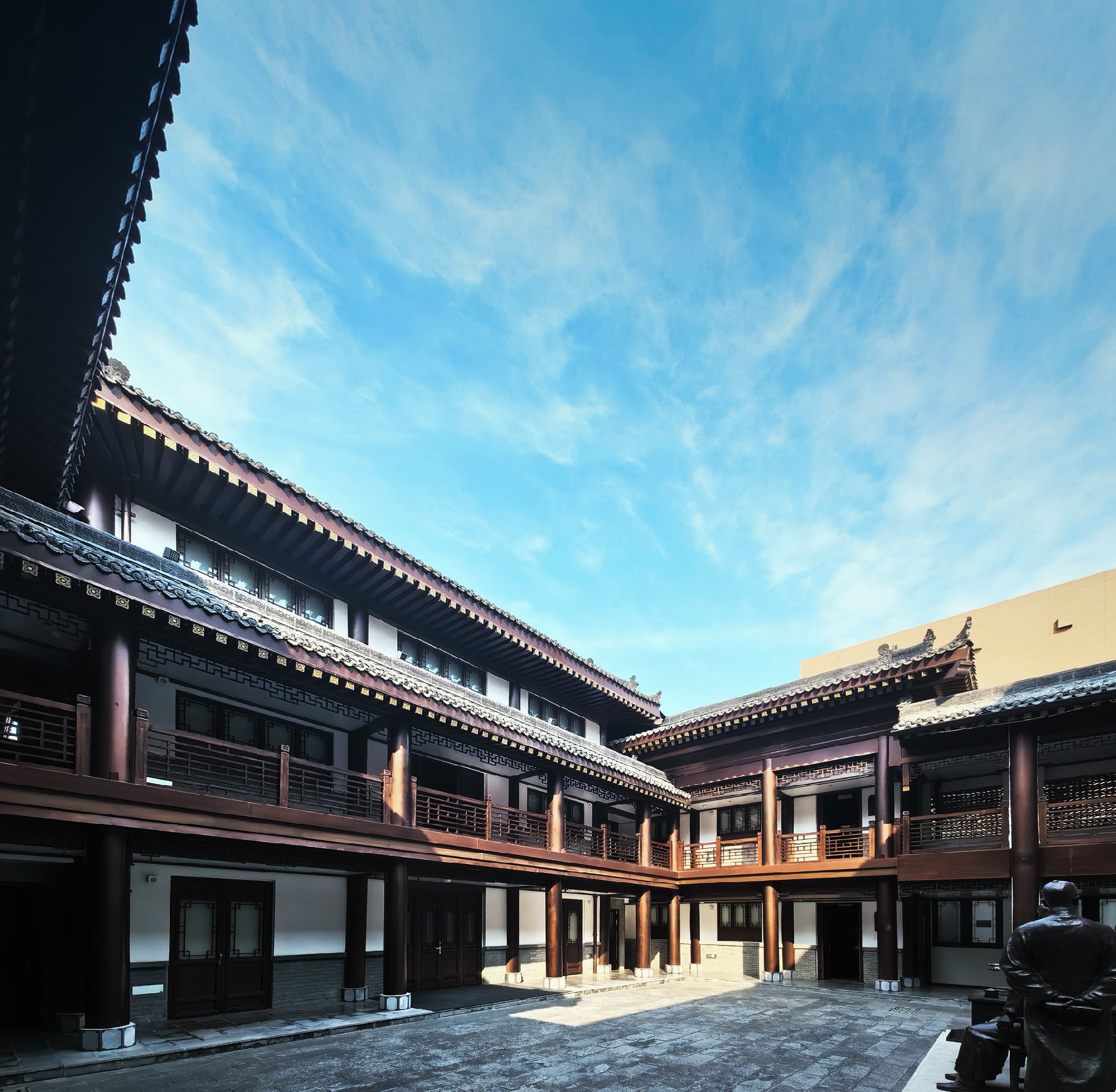 易俗社百年博物馆中院照片